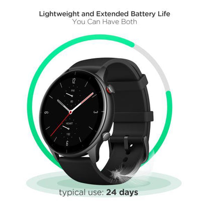 Amazfit GTR2e 47mm Stainless Steel - Black