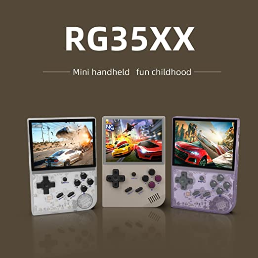 Anbernic Handheld Game Console 3.5 Inch Built-in 64G TF Card 5474 Classic Games RG35XX
