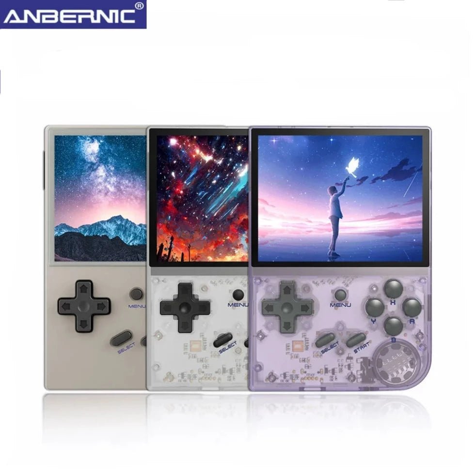 Anbernic Handheld Game Console 3.5 Inch Built-in 64G TF Card 5474 Classic Games RG35XX