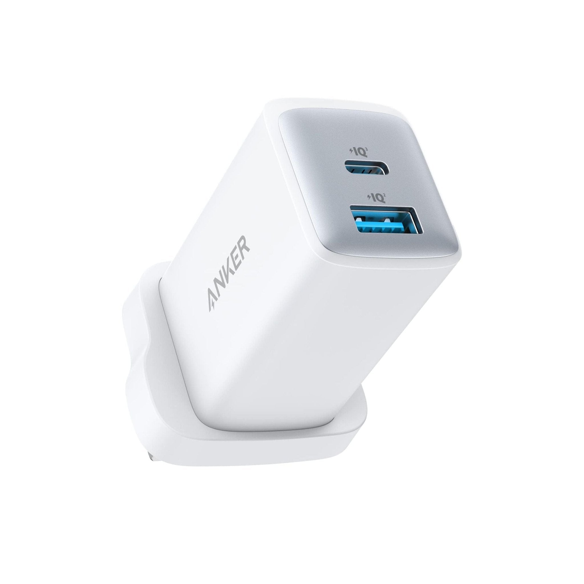 Anker 20W Dual Port High Speed Charger with USB C to USB C Cable 1.5m - White