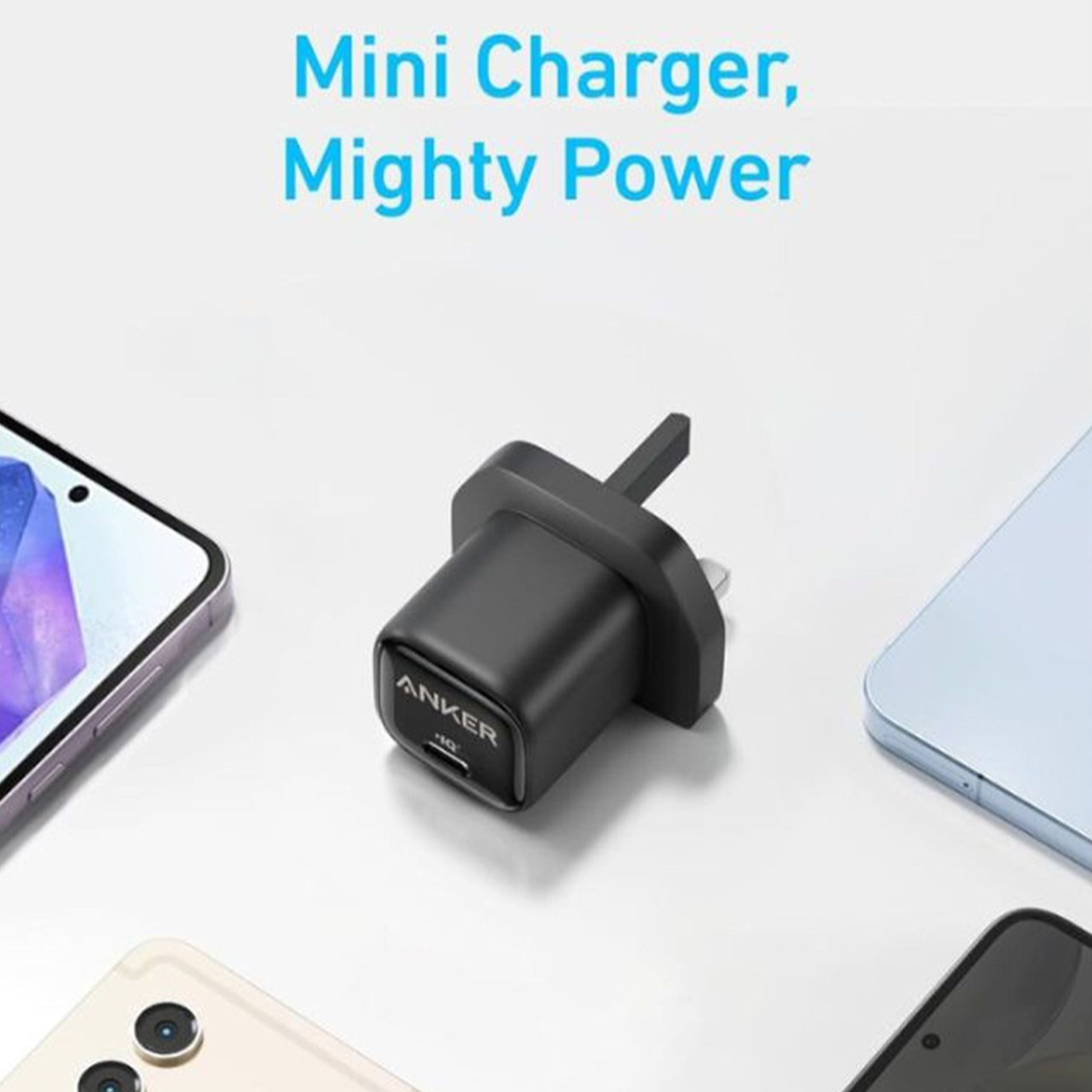 Anker 25W Charger with USB C to USB C Cable - Black