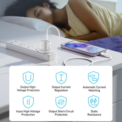 Anker 25W Charger with USB C to USB C Cable - White