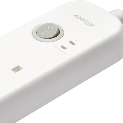 Anker 3 Outlet Power Strip With 2 Usb Ports and 1 PD Port - White
