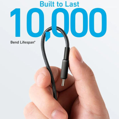 Anker 322 USB-C to Lightning Cable Braided 3ft(0.9m) - Black