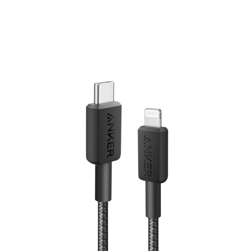 Anker 322 USB-C to Lightning Cable Braided 3ft(0.9m) - Black