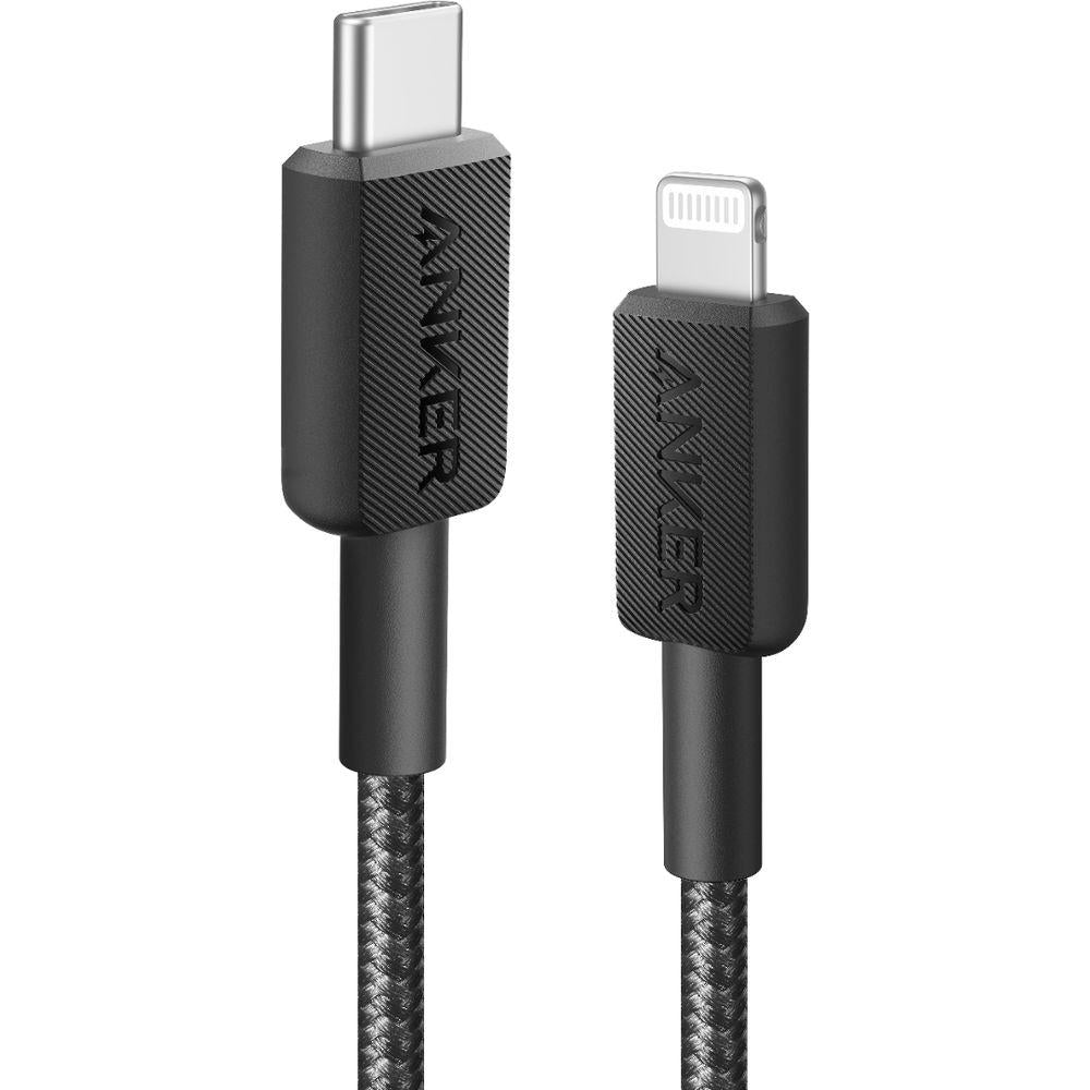 Anker 322 USB-C to Lightning Cable Braided 6ft(1.8m) - Black
