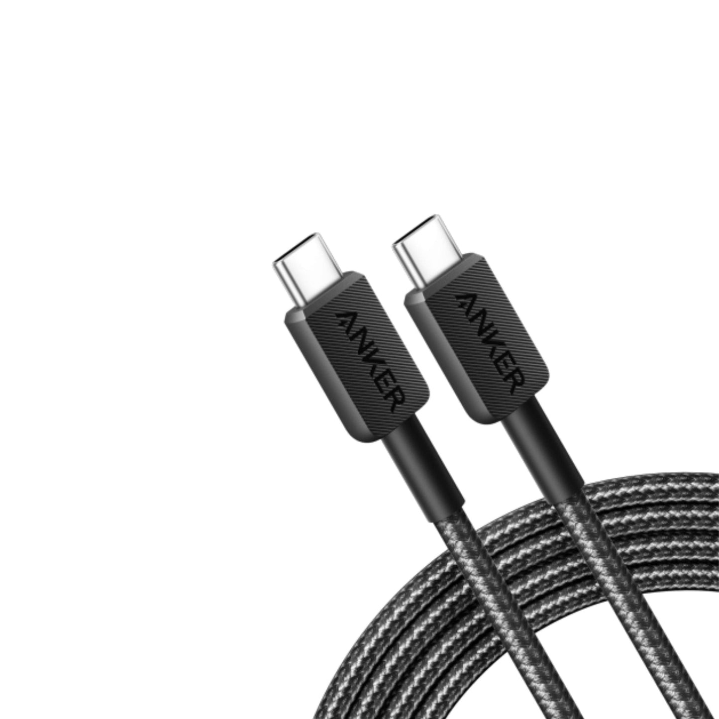 Anker 322 USB-C to USB-C Cable Braided 3ft(0.9m) - Black