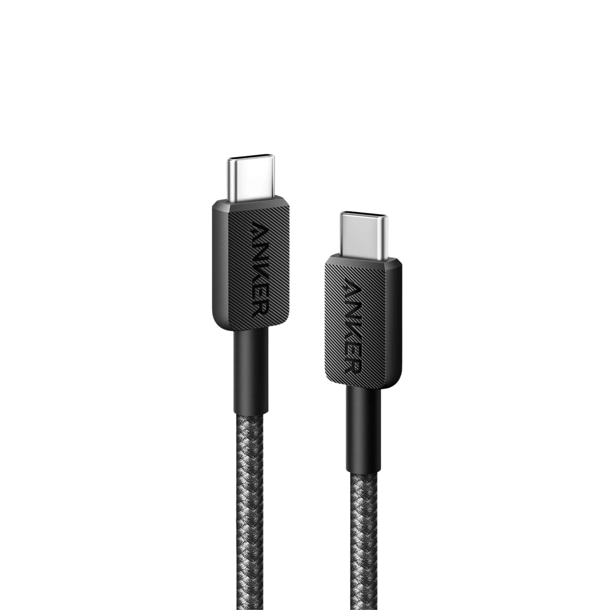 Anker 322 USB-C to USB-C Cable Braided 6ft(1.8m) - Black