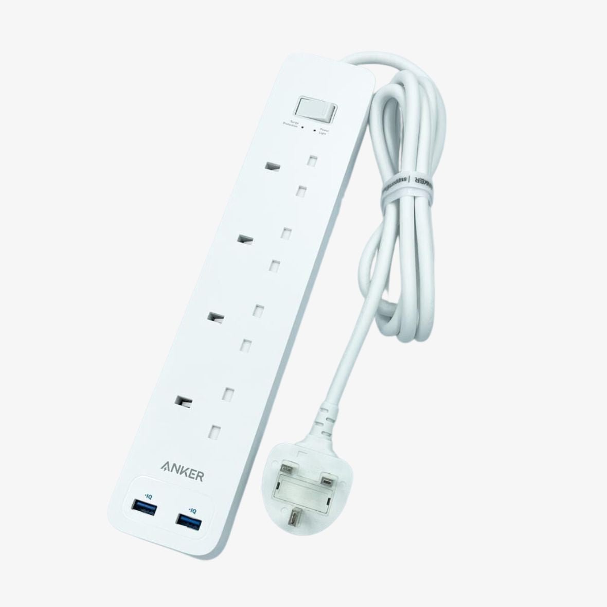 Anker 322 USB Power Strip 6 in 1 A9142K21 - White