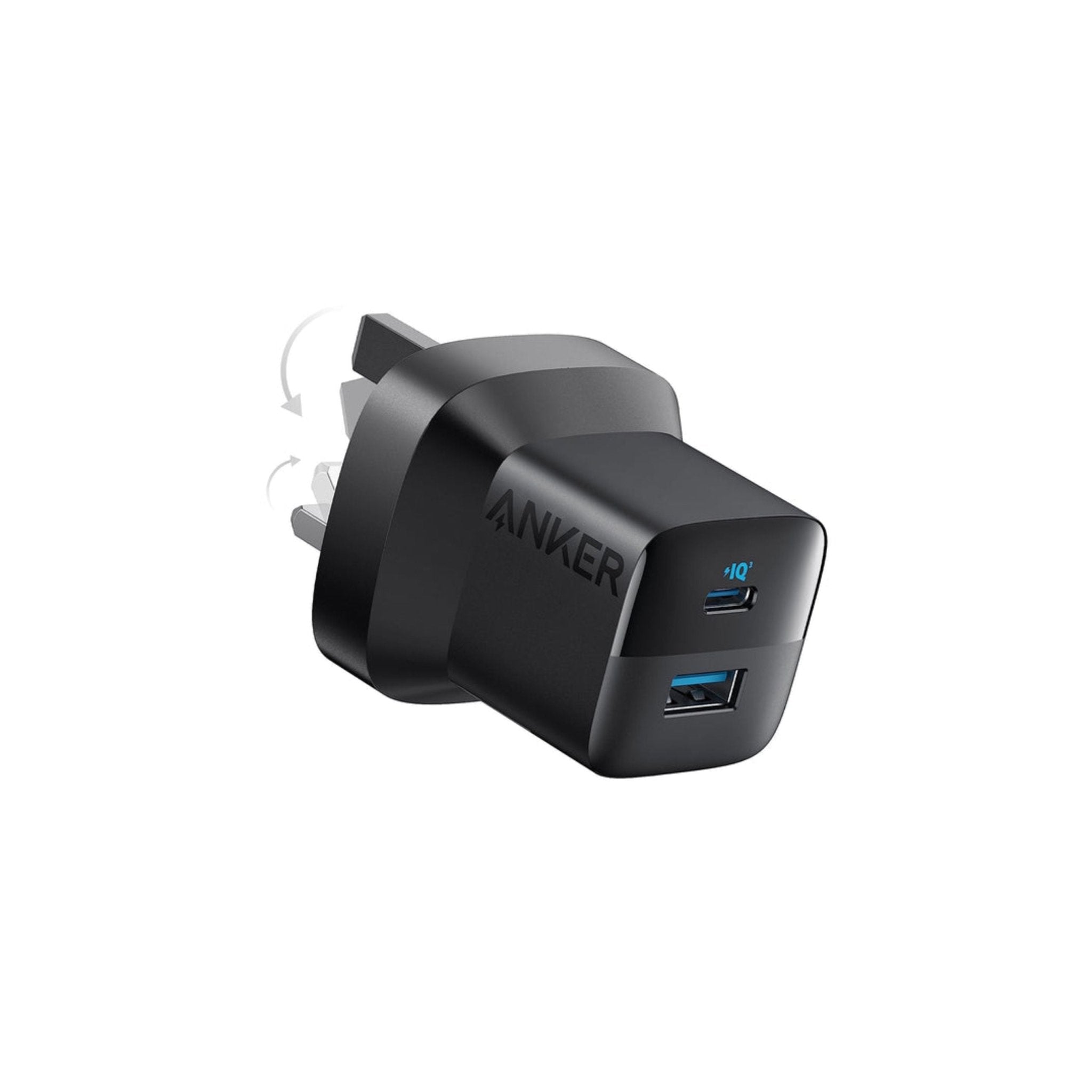 Anker 323 Charger with 33W USB C to USB C Cable 1m - Black