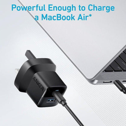Anker 323 Charger with 33W USB C to USB C Cable 1m - Black