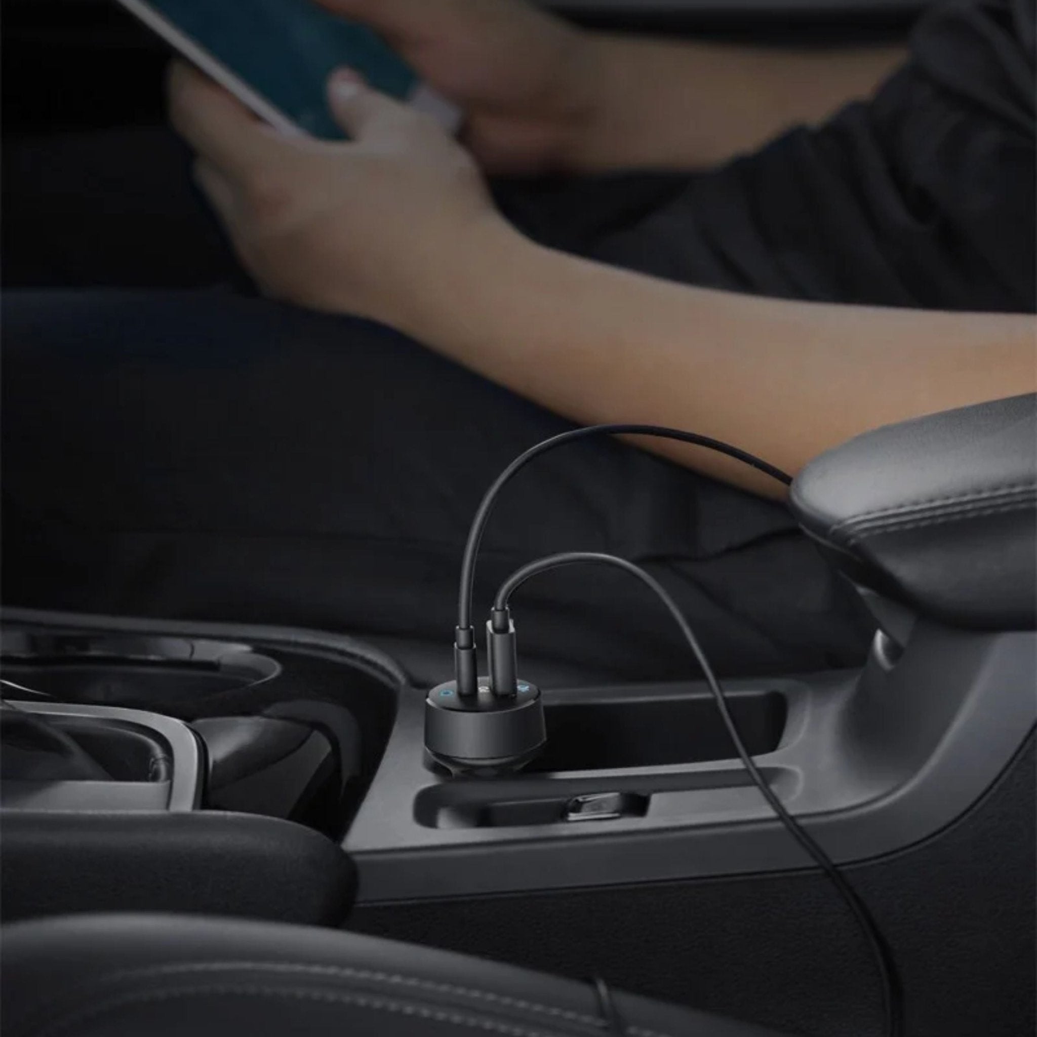 Anker 35W PD Dual-Port Fast Car Charger - Black