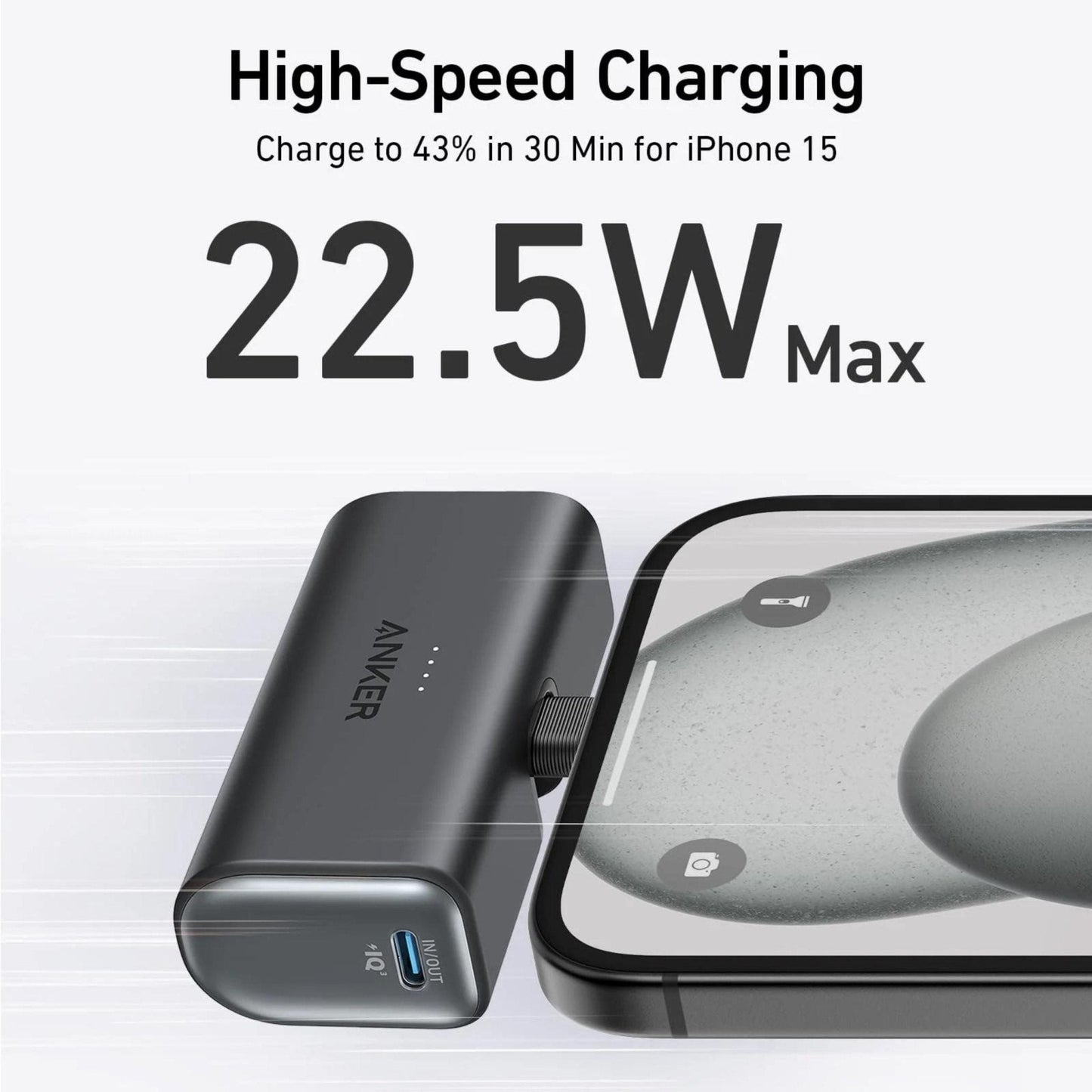 Anker 5000mAh Nano Power Bank 12W Lightninig Connector