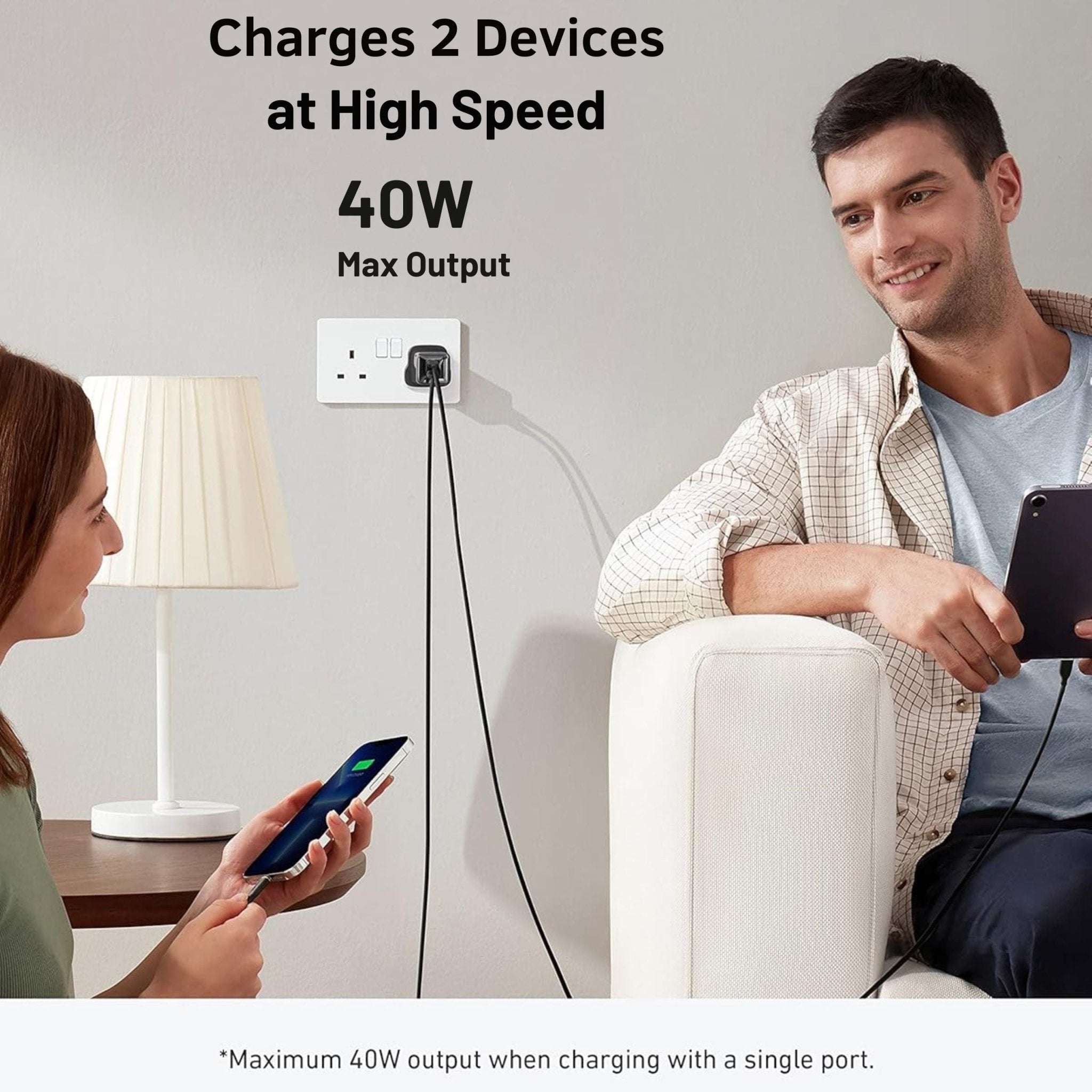 Anker 521 Charger 40W (Nano Pro) Black