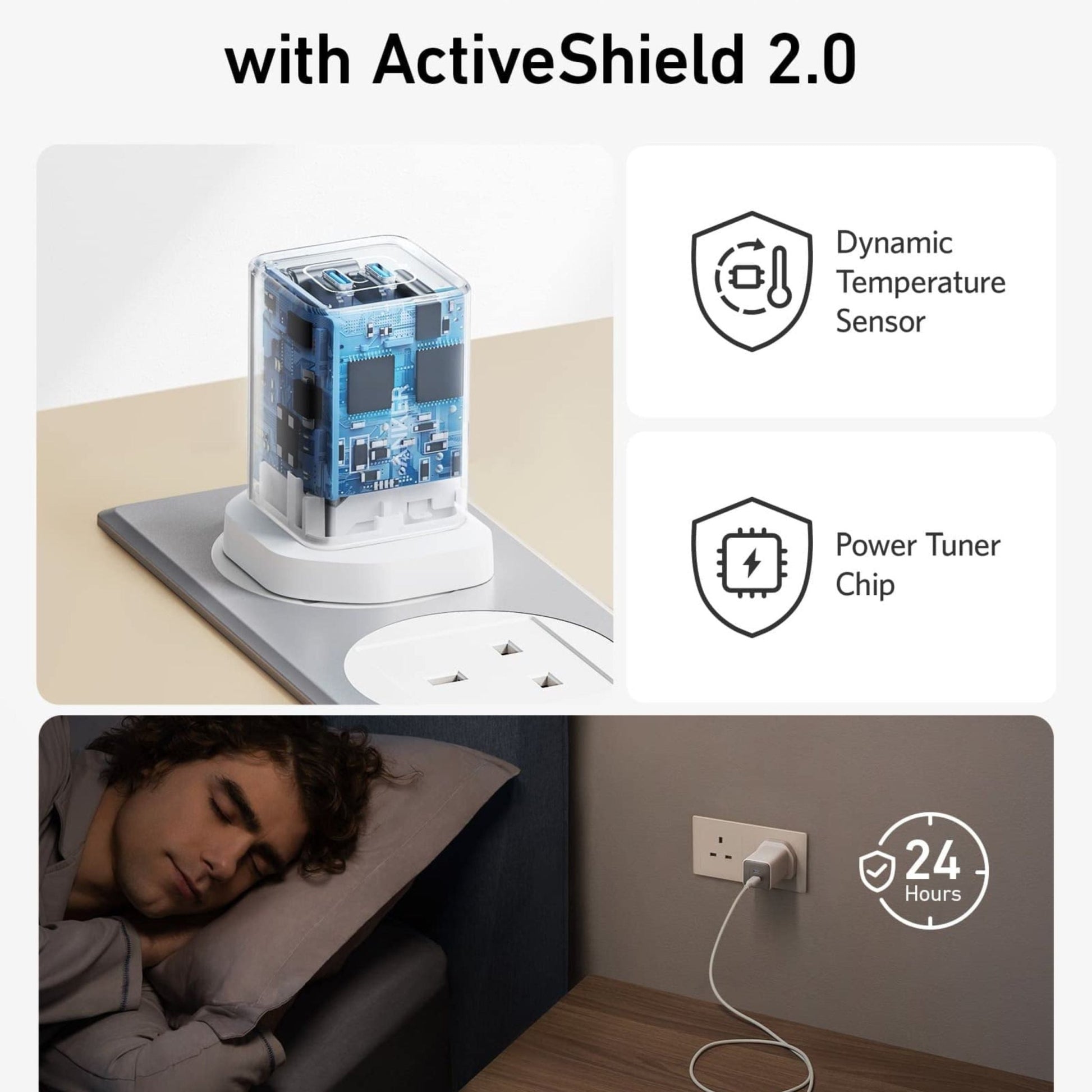 Anker 523 Fast GaN Charger Nano 3 47W - Black