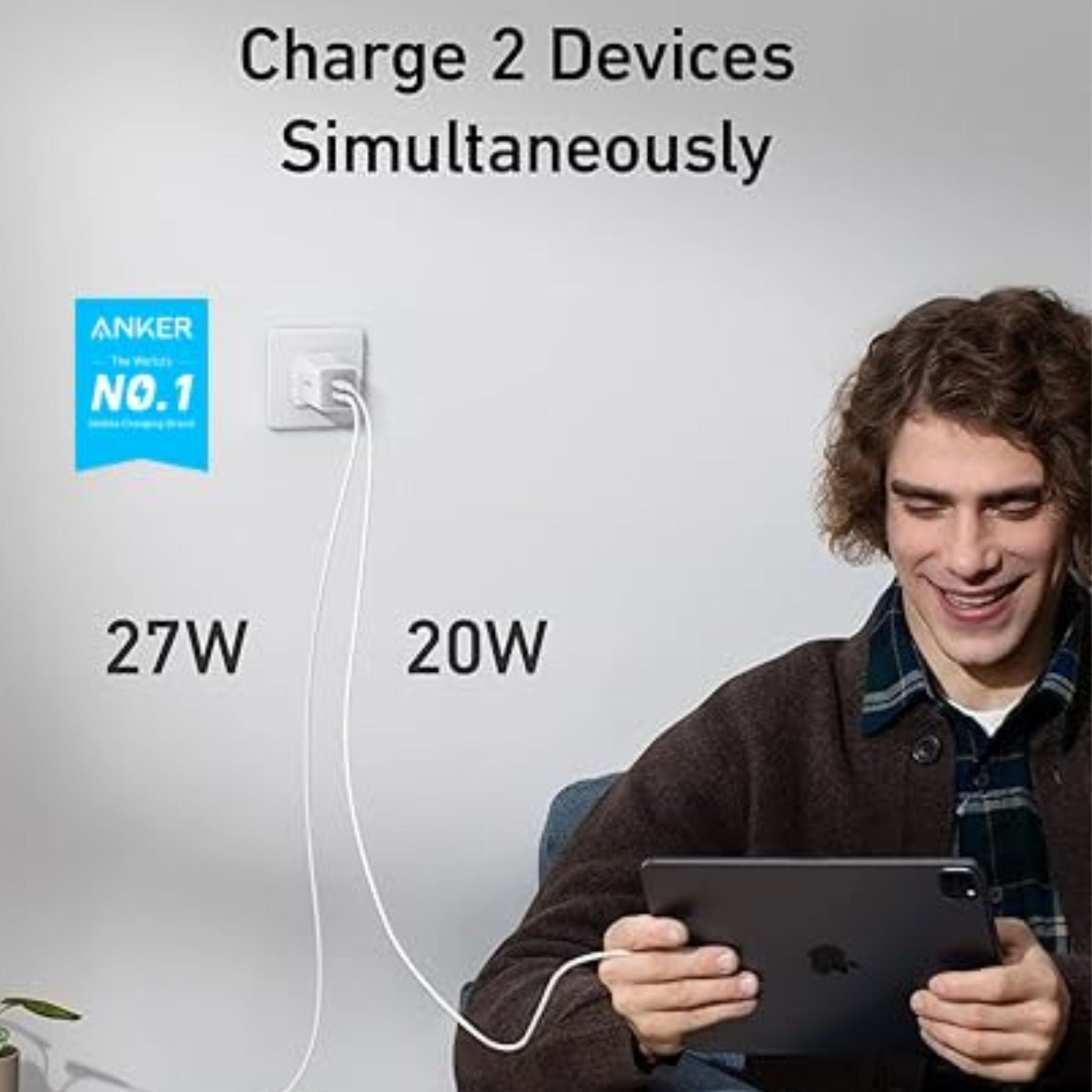 Anker 523 Fast GaN Charger Nano 3 47W - Black