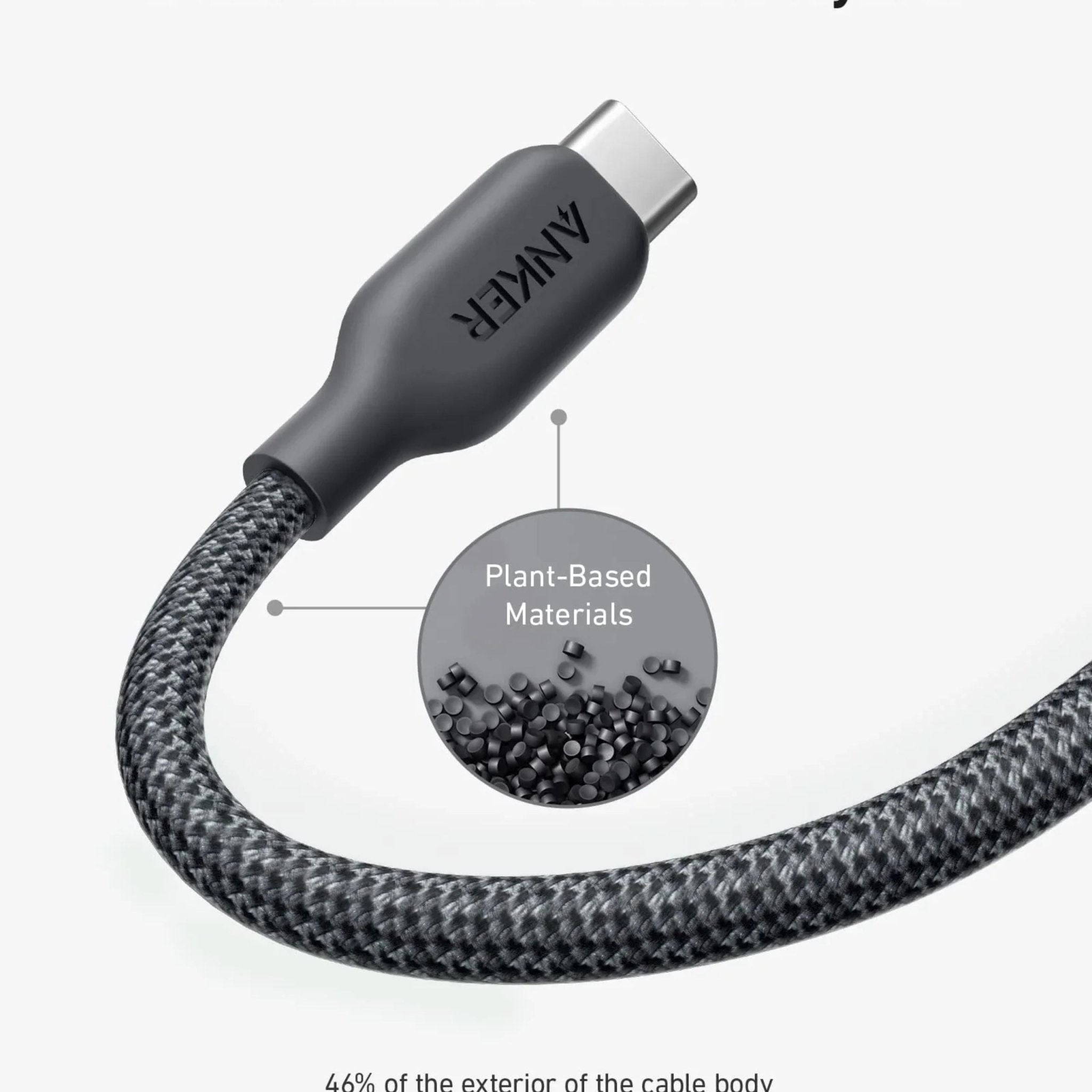 Anker 542 USB-C To Lightning Cable Bio-Nylon 1m - Black