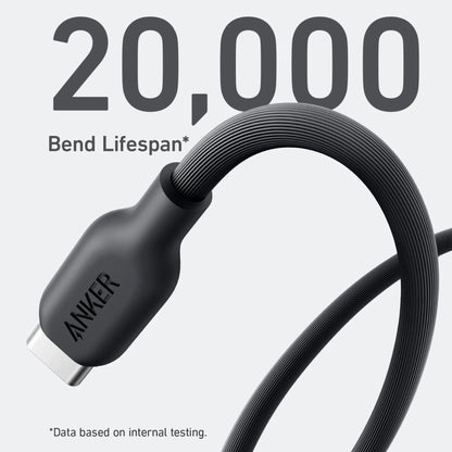 Anker 542 USB-C to Lightning Cable Bio-Based (0.9M) - Black