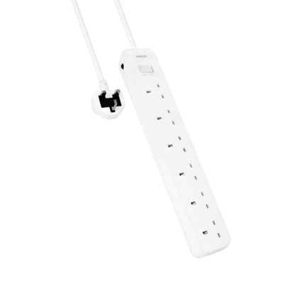 Anker 6 Ac Outlet Power Strip (6-in-1) 1.8M - White