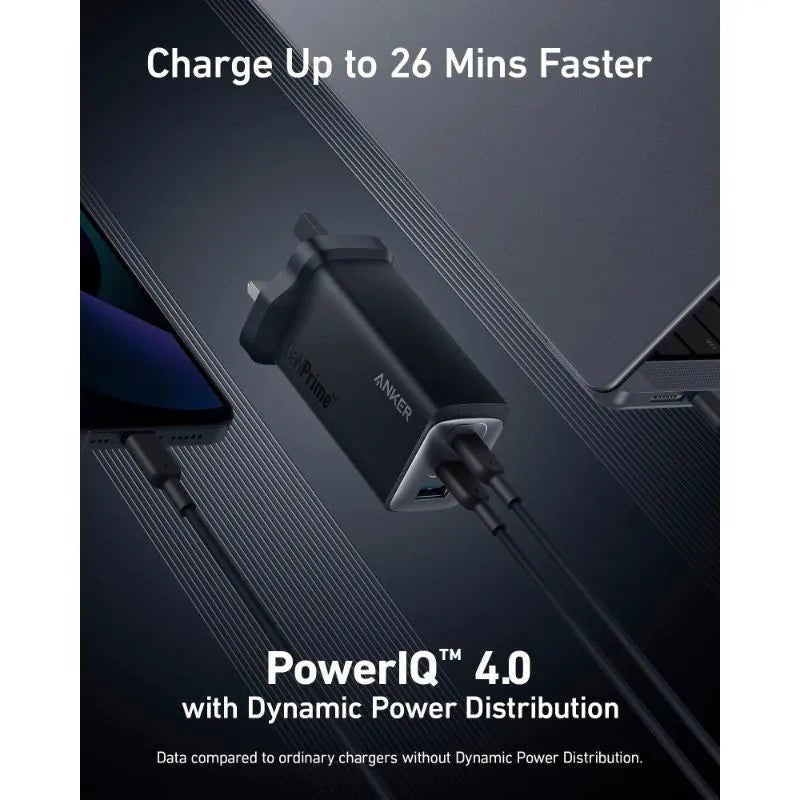 Anker 737 Charger (GaNPrime 120W) - Black