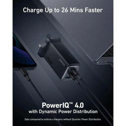 Anker 737 Charger (GaNPrime 120W) - Black