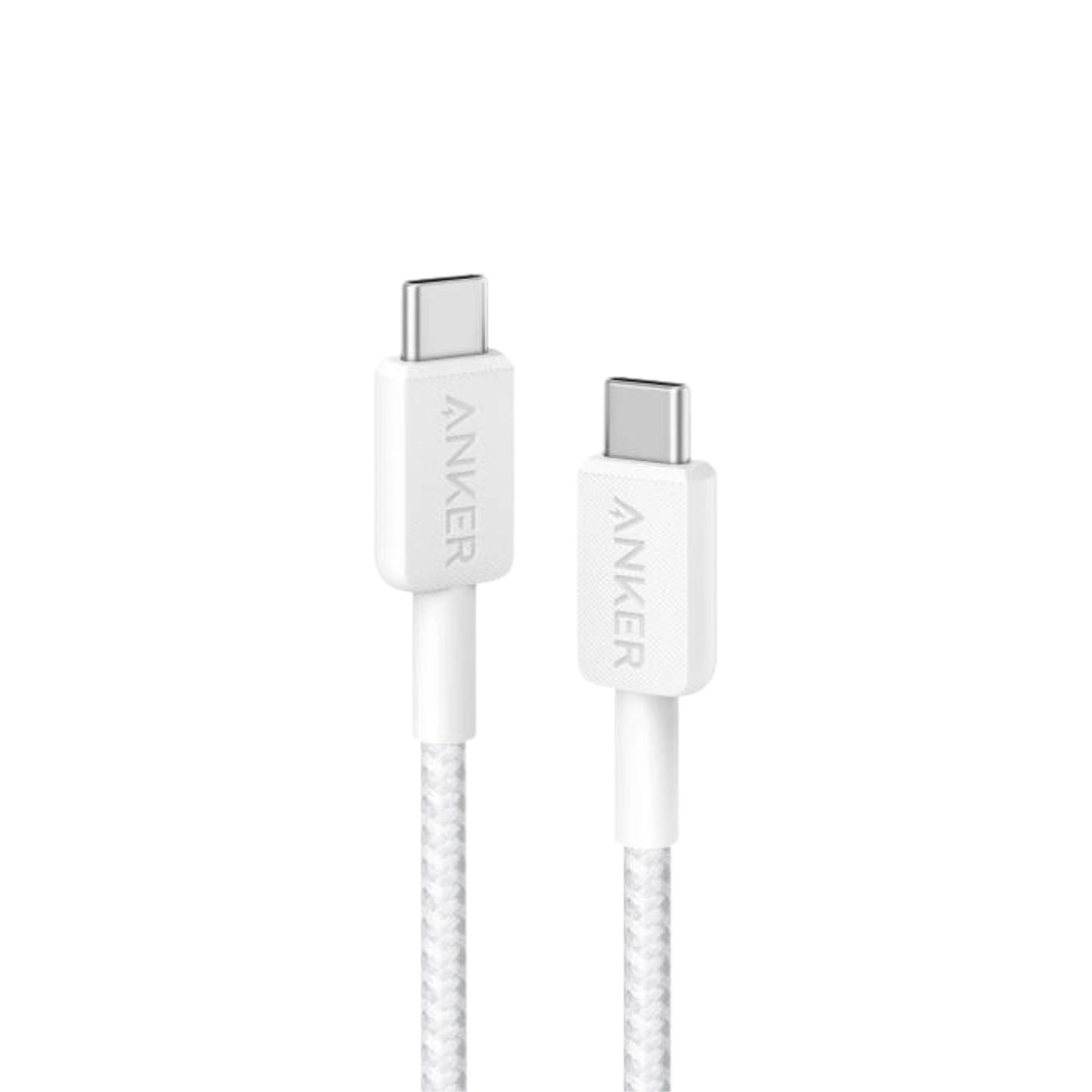 Anker Braided USB-C To USB-C 10' Cable (10ft) - White