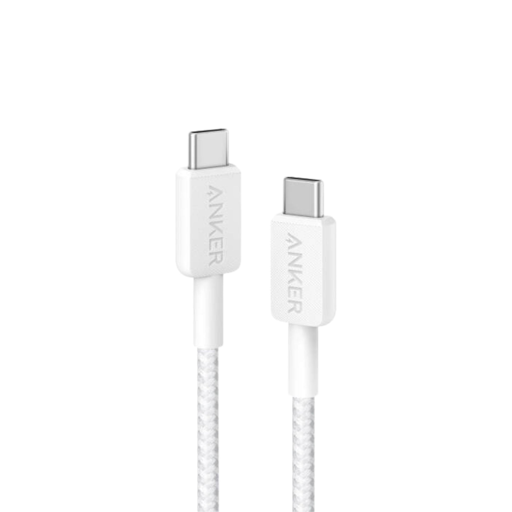 Anker Braided USB-C To USB-C 10' Cable (10ft) - White