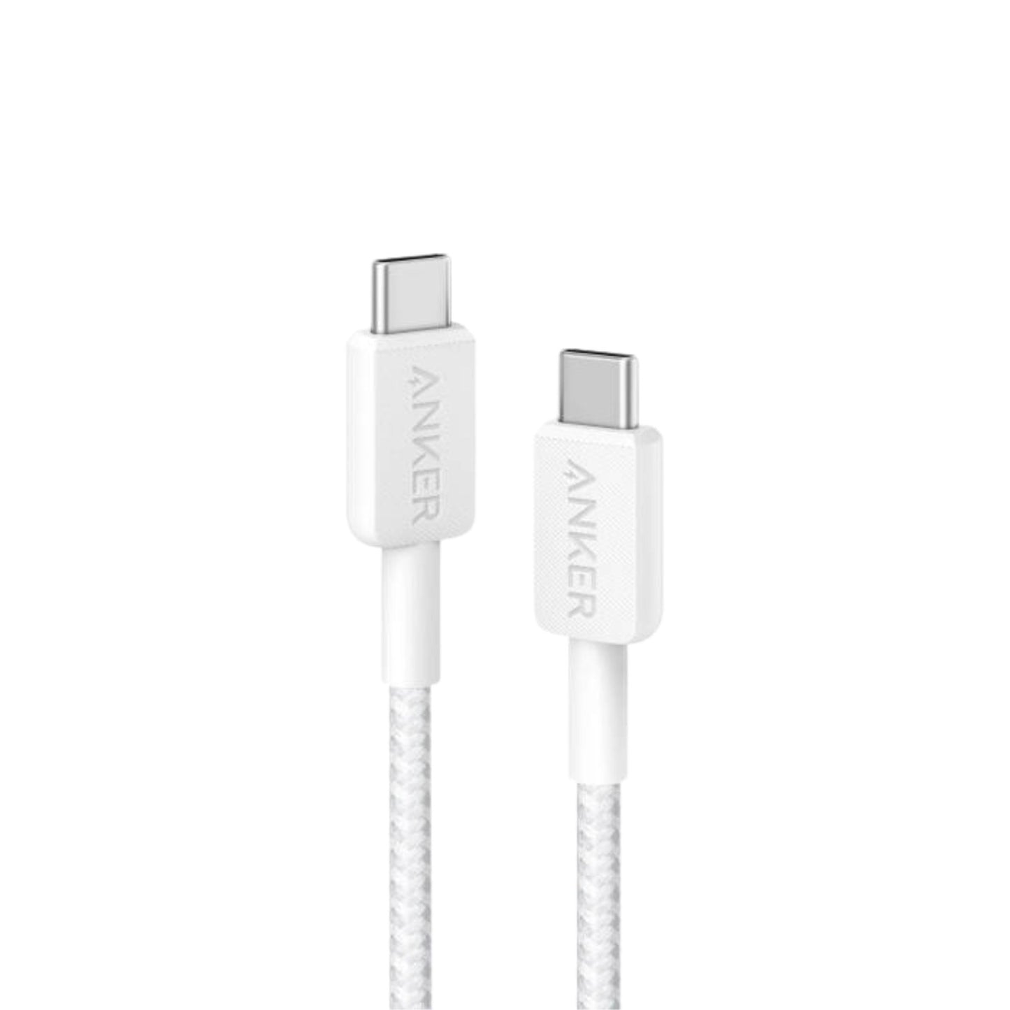 Anker Braided USB-C To USB-C 10' Cable 60W (10ft) - White