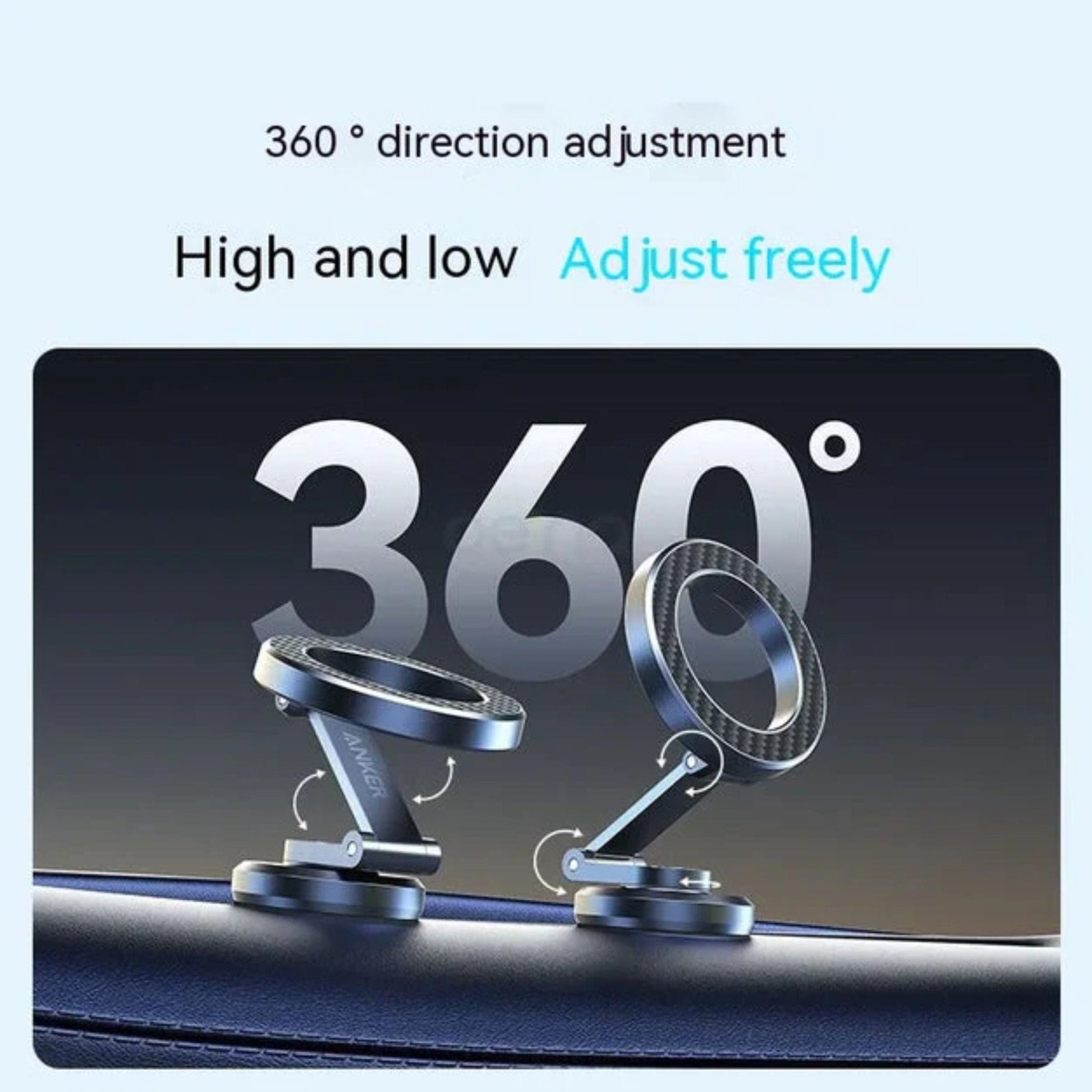 Anker Car Phone Holder Magnetic Bracket - Silver