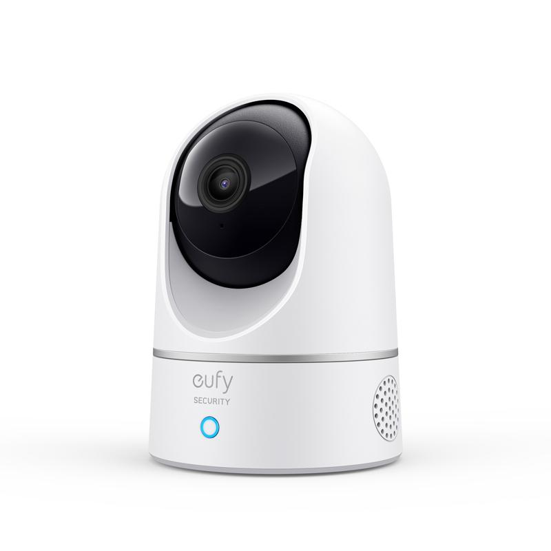 Anker - Eufy 2K Indoor PT Camera With Al Gray - White