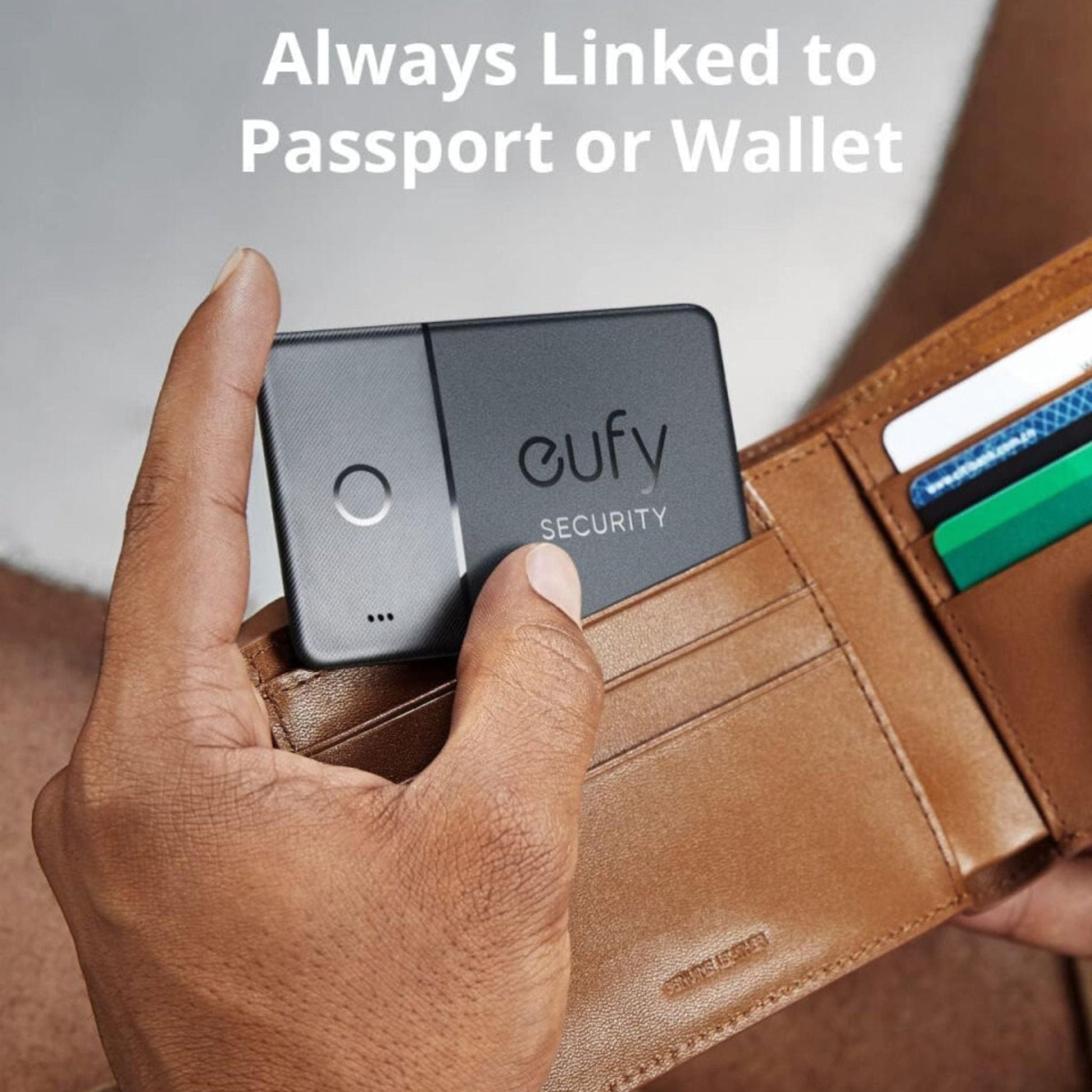 Anker Eufy Smart Bluetooth Tracker Map with Apple Find My App - Black