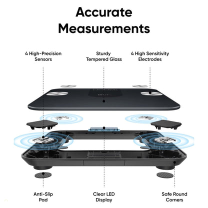 Anker Eufy Smart Scale A1 with Bluetooth - Black
