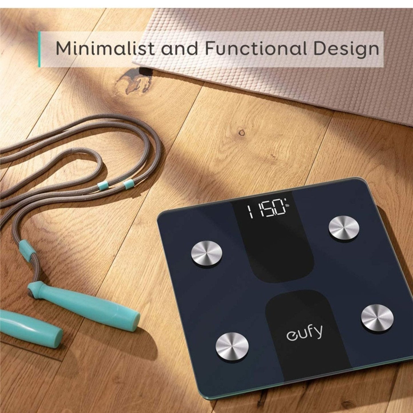 Anker Eufy Smart Scale C1 Fitness with Bluetooth - Black