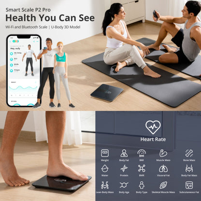 Anker - Eufy Smart Scale P2 With Fitness T9148K11