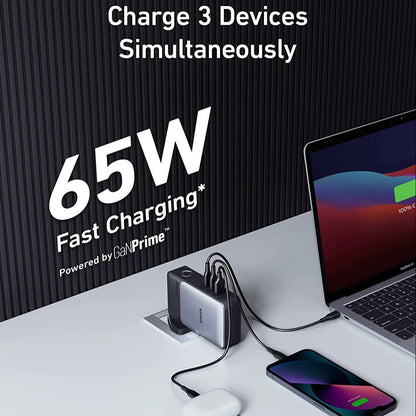 Anker GaN Prime 65W Power Bank 733 10000mAh -Black