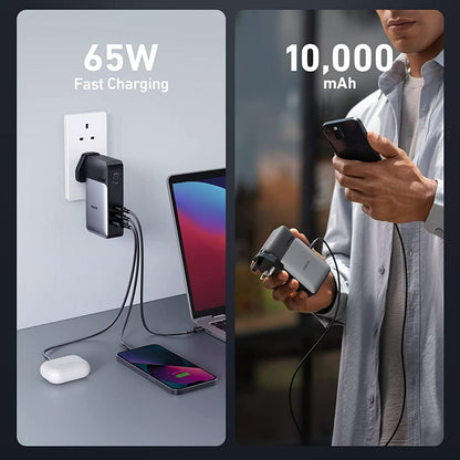 Anker GaN Prime 65W Power Bank 733 10000mAh -Black