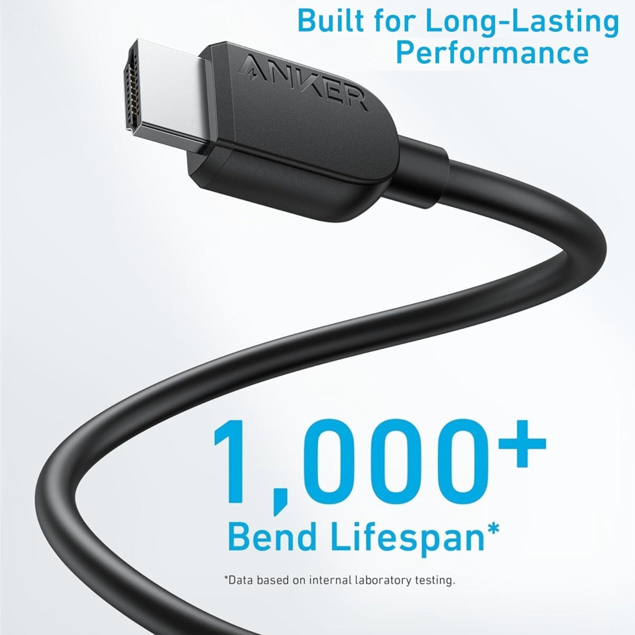 Anker HDMI Cable (2.1 - 8K@60Hz) 2m - Black