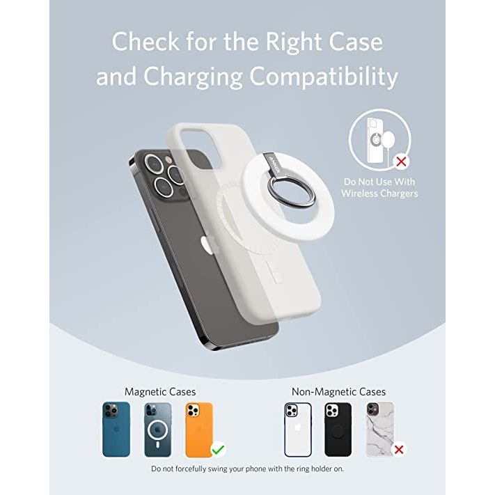 Anker Magnetic Finger Grip - White
