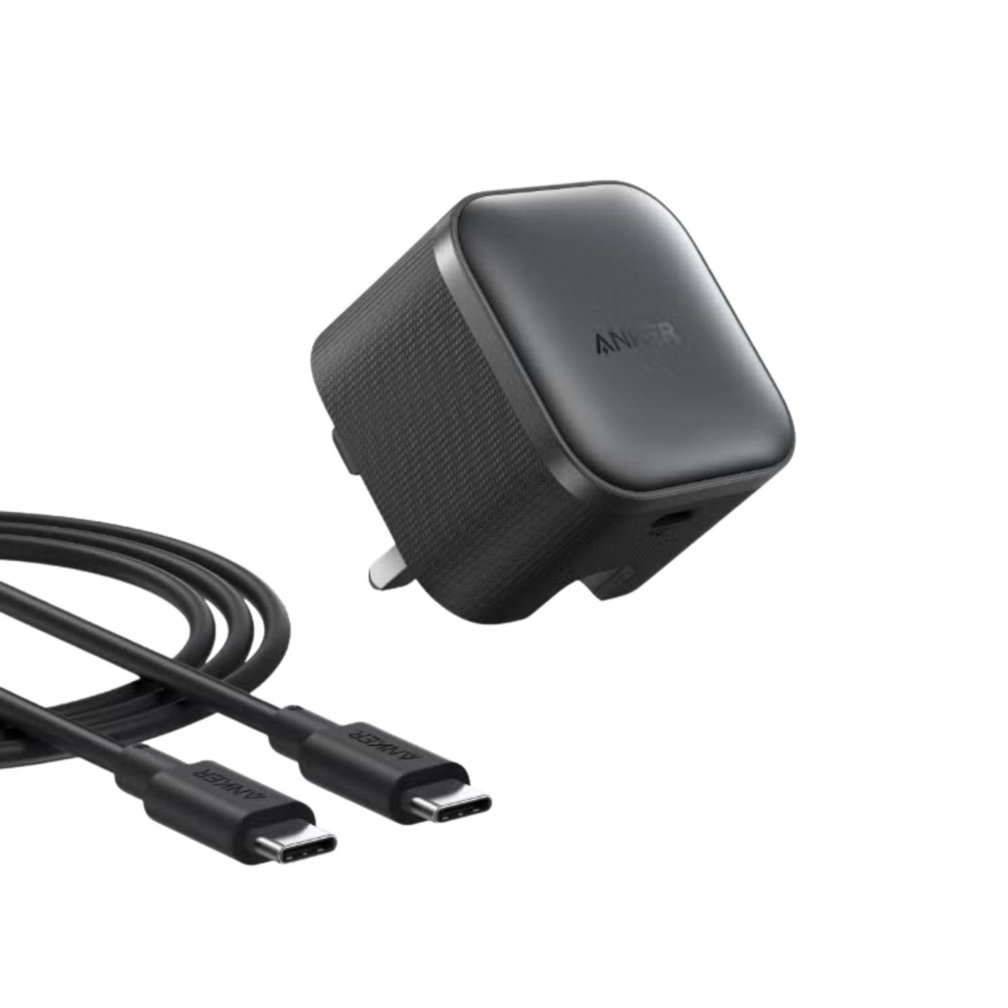 Anker Nano Charger 45W with USB-C Cable - Black
