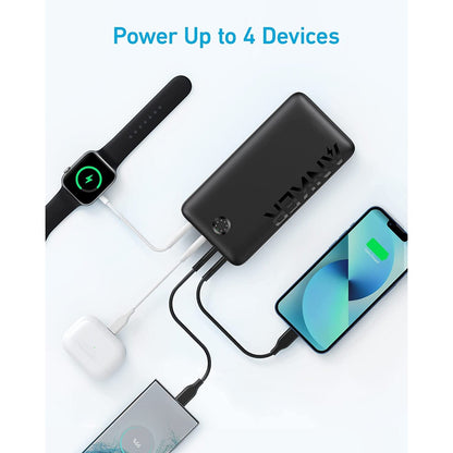 Anker Power Bank, 347 Portable Charger (PowerCore 40K), 40,000mAh Battery Pack with USB-C High-Speed Charging -Black