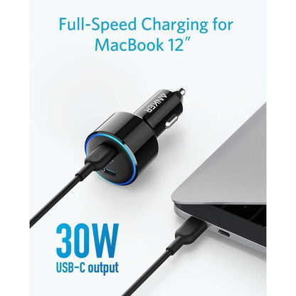 Anker Power Drive Duo Origin 2 USB C-Pd 30w 18w - Black
