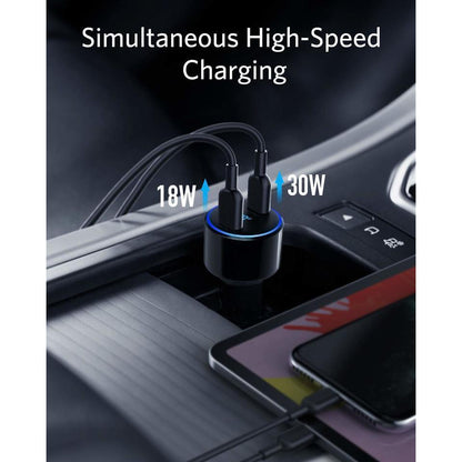 Anker Power Drive Duo Origin 2 USB C-Pd 30w 18w - Black
