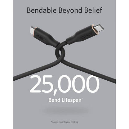 Anker PowerLine III Flow USB-C to USB-C Cable 100W (0.9m/3ft)