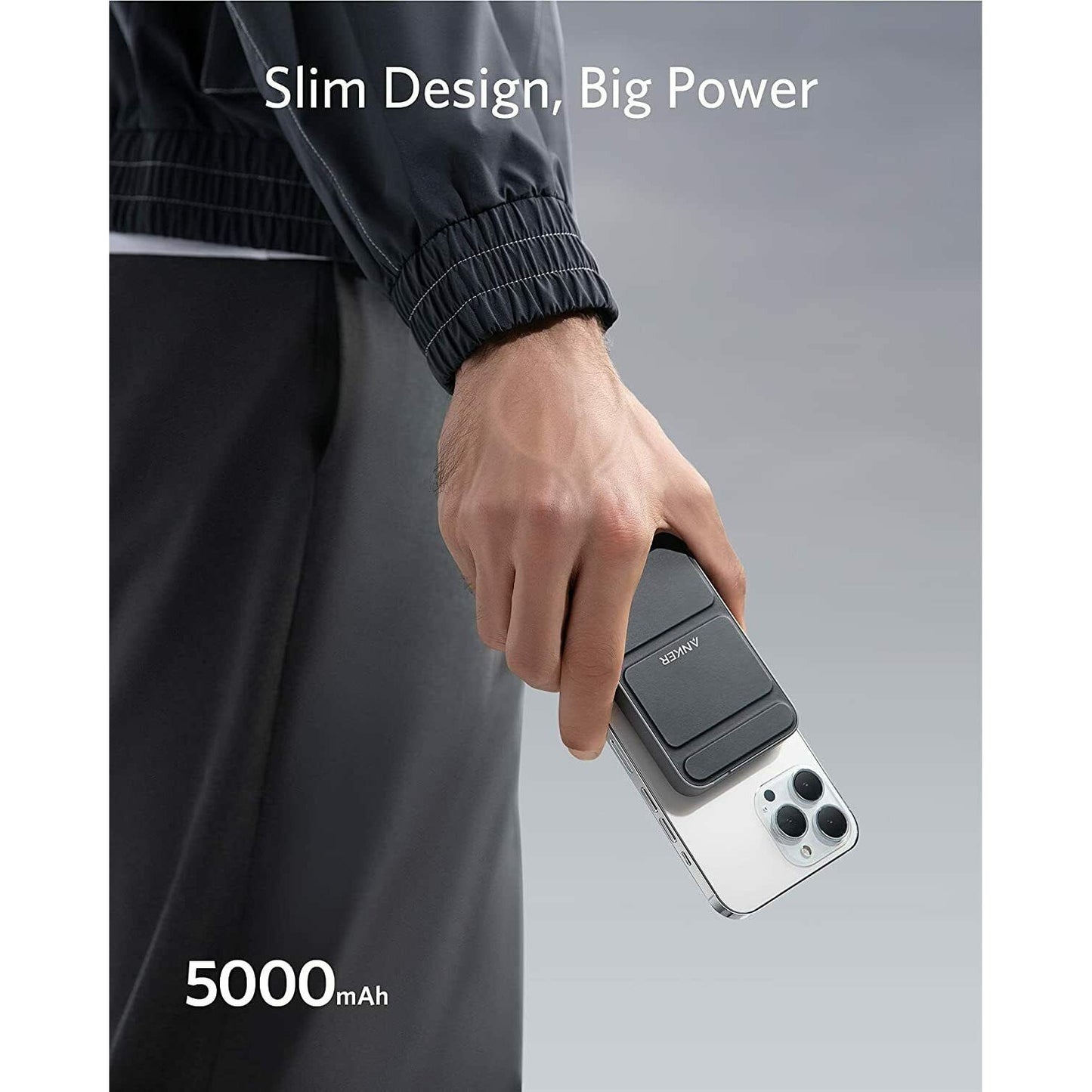 Anker Powercore Magnetic 5K With Bracket - Black