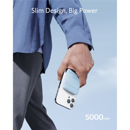 Anker Powercore Magnetic 5K With Bracket - Blue