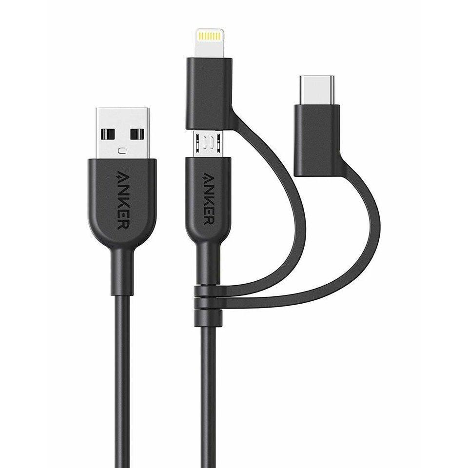 Anker Powerline II  3-IN-1 Cable (0.9m)