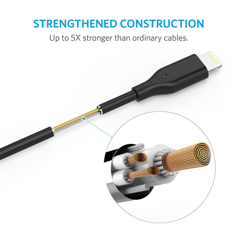 Anker Powerline II With Lightning Connector (0.9m) Black