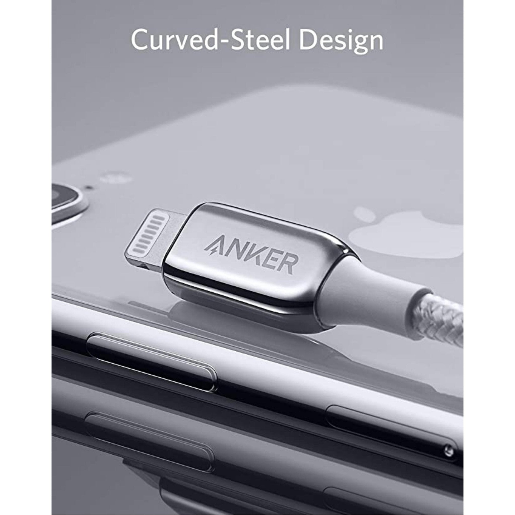 Anker Powerline+ III USB-A C To Lightning 10Ft Silver
