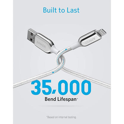 Anker Powerline+ III USB-A C To Lightning 10Ft Silver