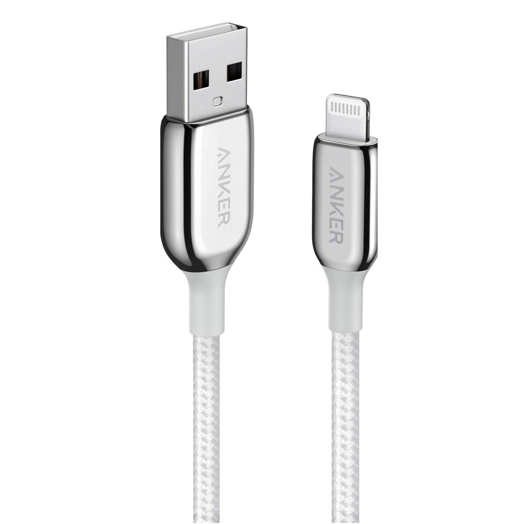 Anker Powerline+ III USB-A C To Lightning 10Ft Silver